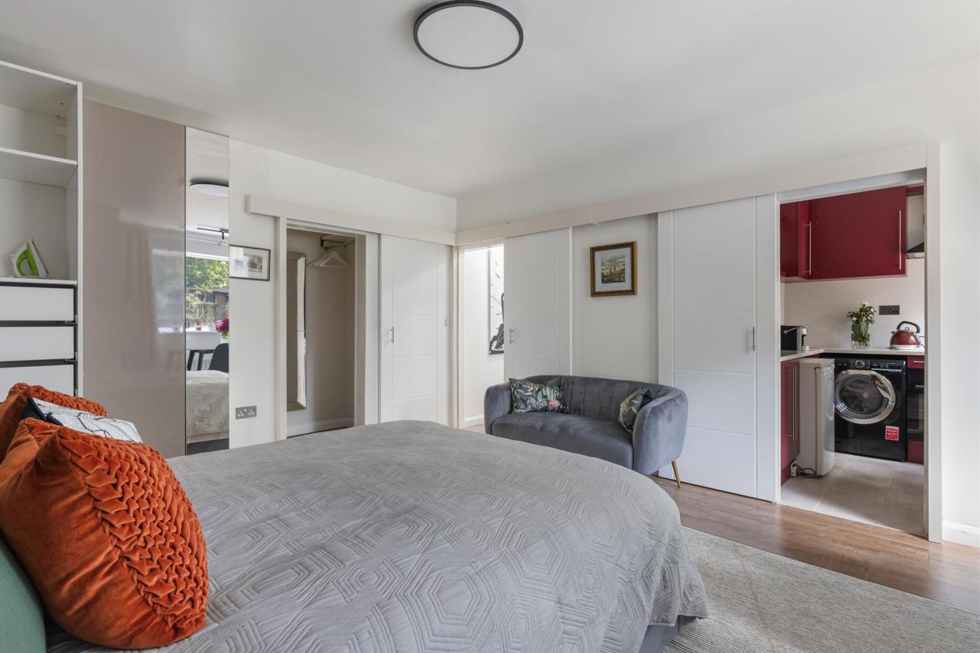 King Studio Apartment With Garden And Parking อีลลิง ภายนอก รูปภาพ