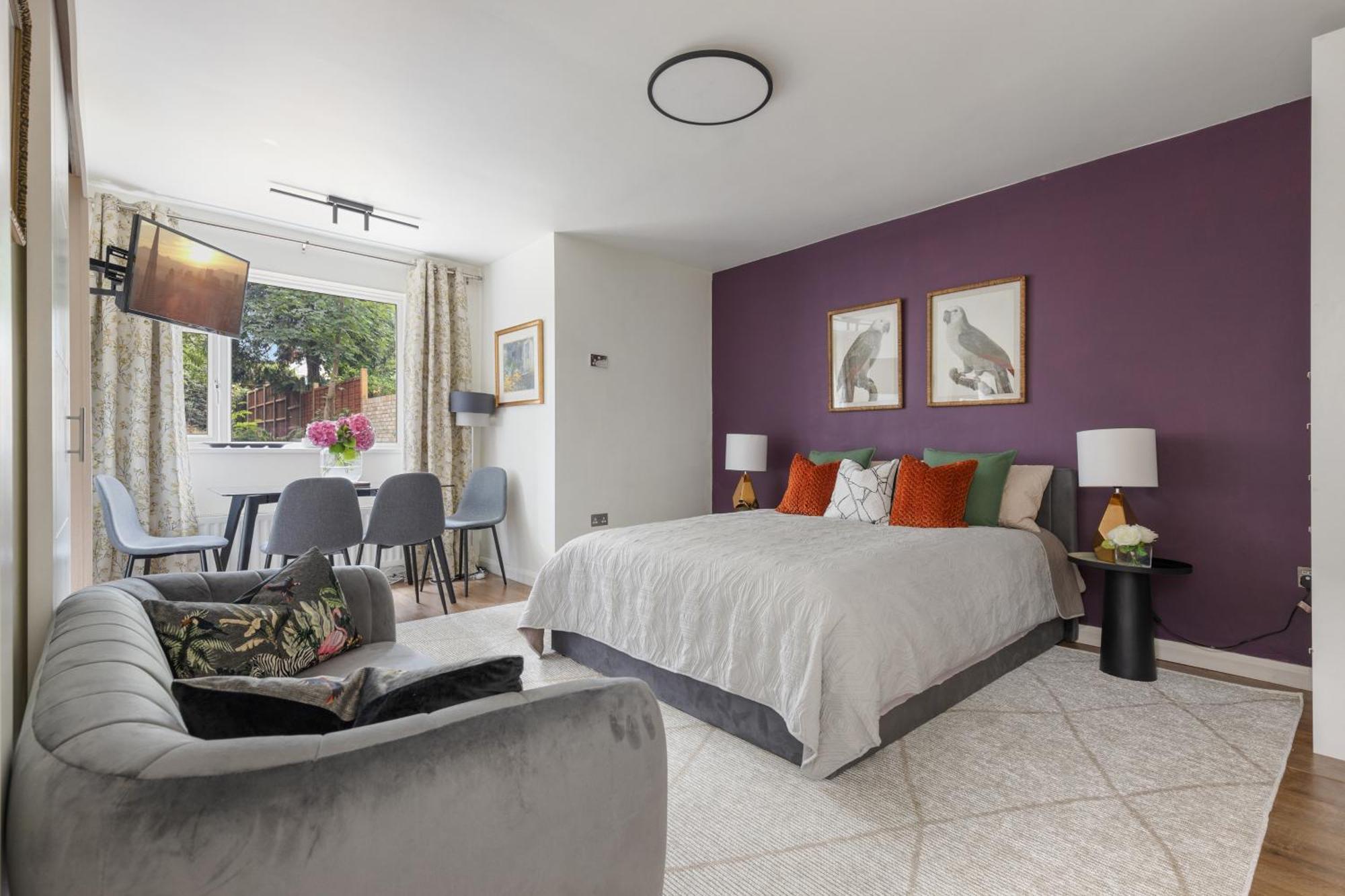 King Studio Apartment With Garden And Parking อีลลิง ภายนอก รูปภาพ