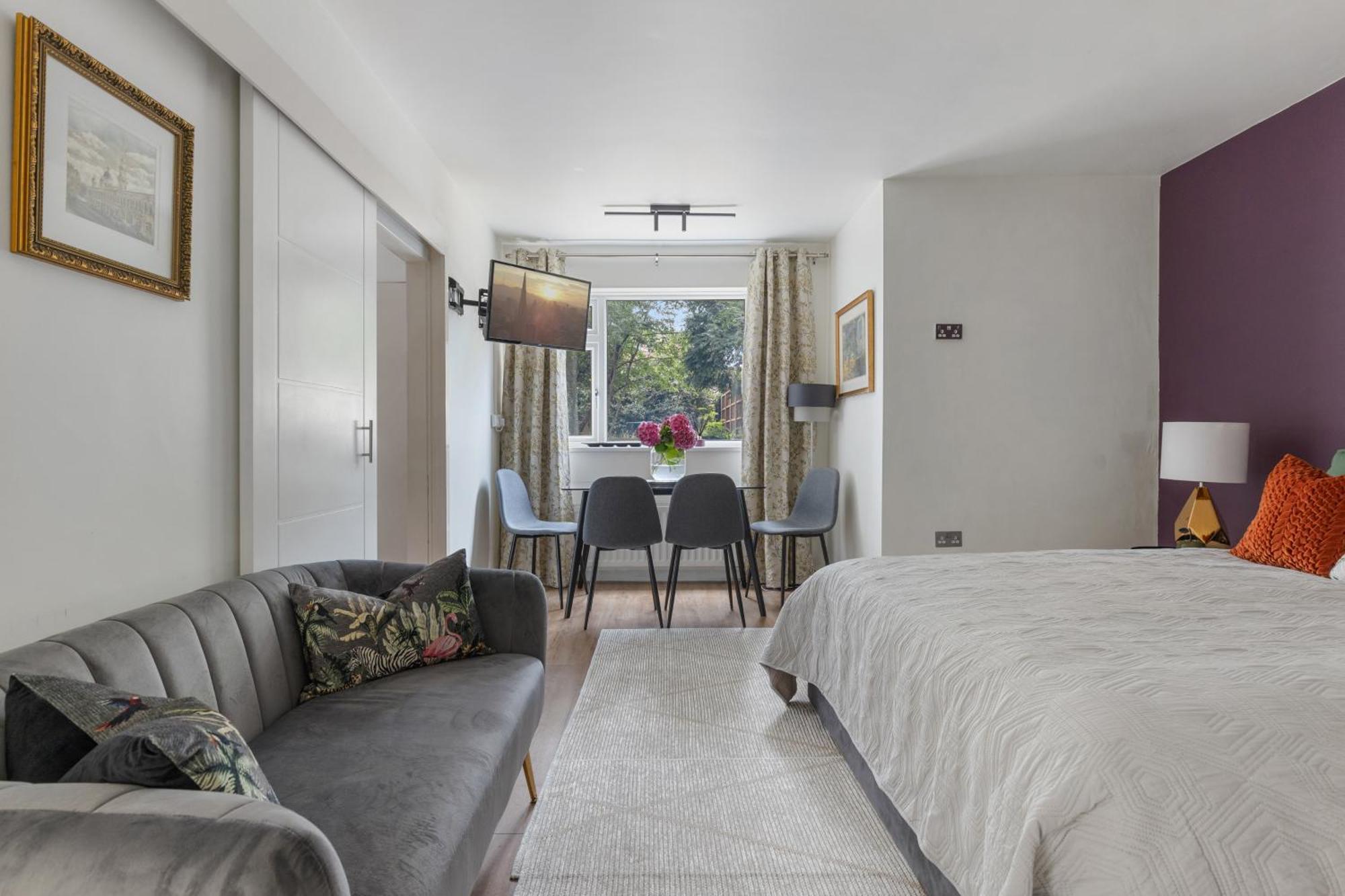 King Studio Apartment With Garden And Parking อีลลิง ภายนอก รูปภาพ